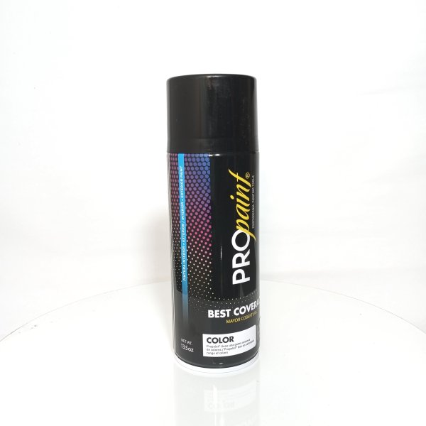 Pintura Spray PRO-PAINT color Negro Brillante SC-001 400ml REF# 4.8-202512