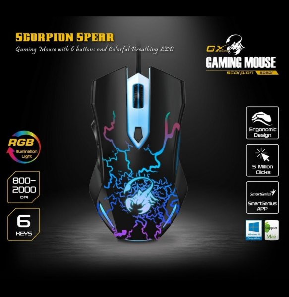 Mouse GENIUS Gaming Scorpion Spear REF# 25.2-202512